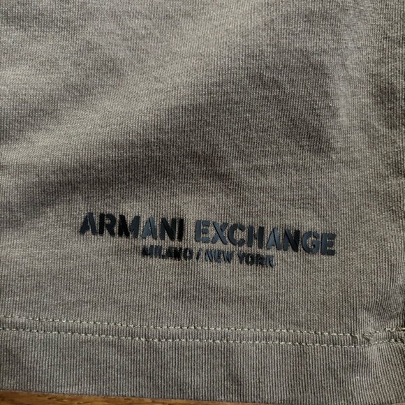 Armani Exchange Men’s Colorblock Logo Tee – Size M - Picture 3 of 8